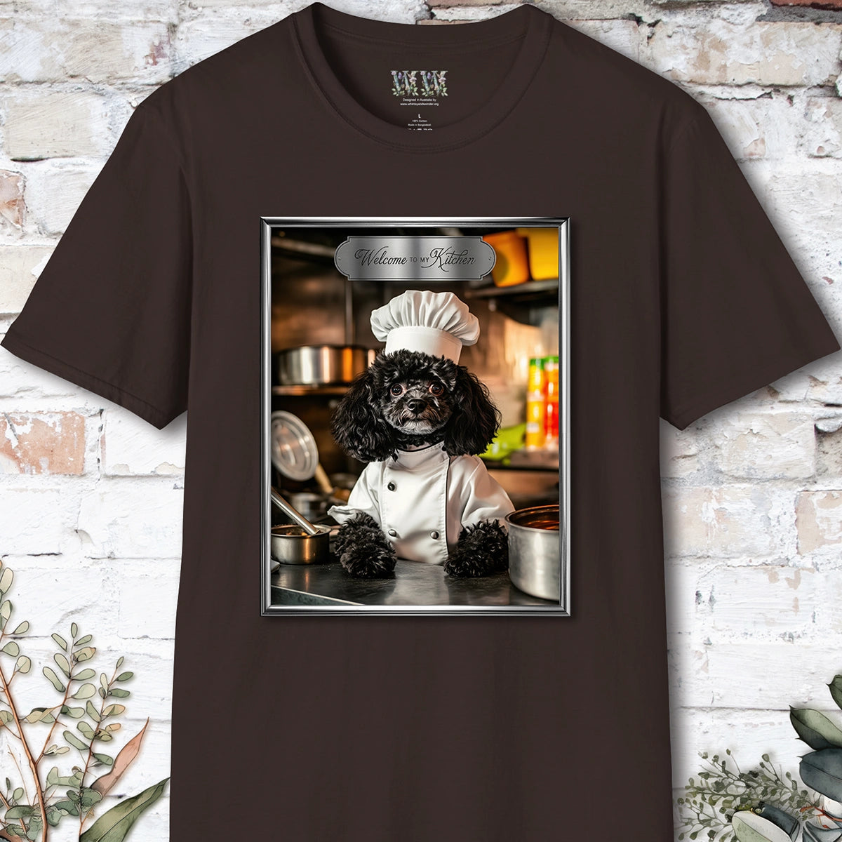 Poodle #1 Chef Unisex T shirt