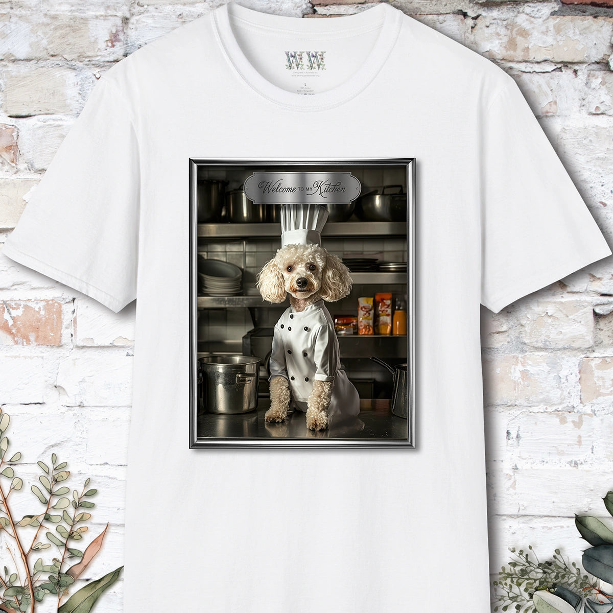 Poodle #2 Chef Unisex T shirt