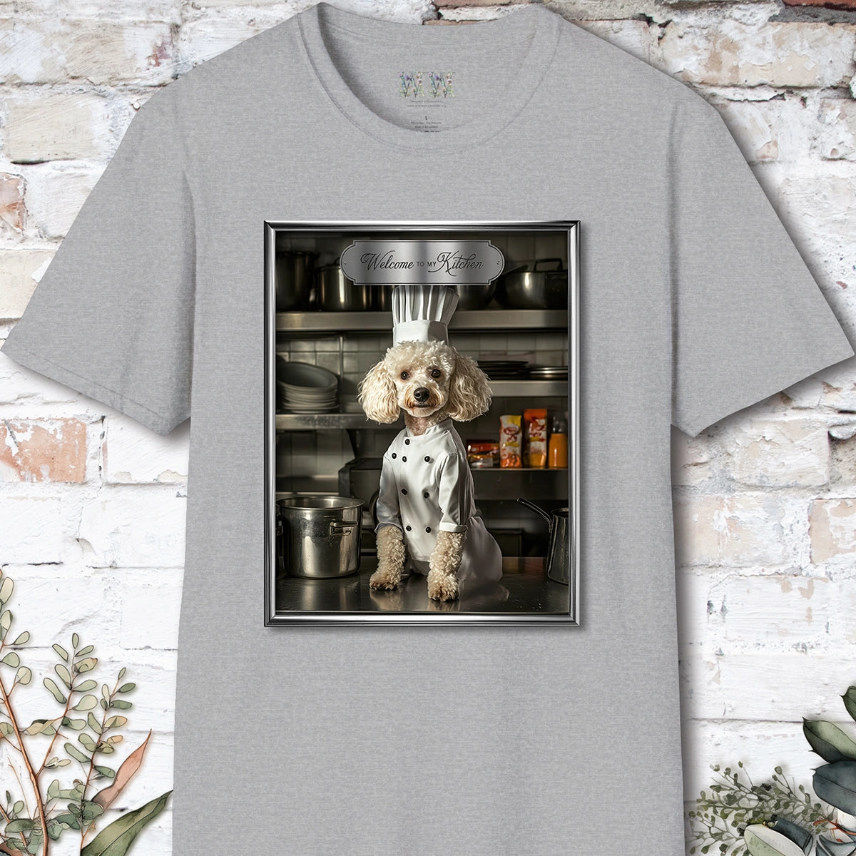 Poodle #2 Chef Unisex T shirt