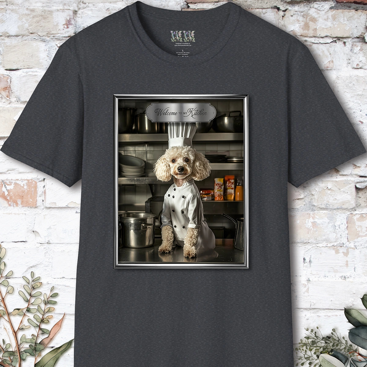 Poodle #2 Chef Unisex T shirt
