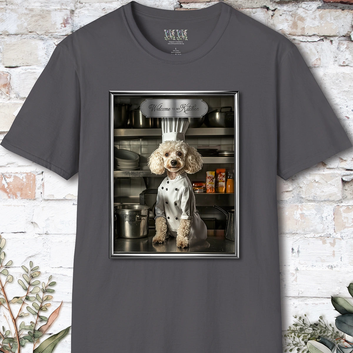 Poodle #2 Chef Unisex T shirt