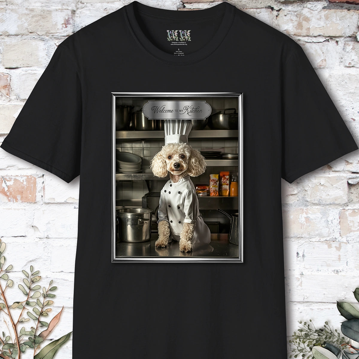 Poodle #2 Chef Unisex T shirt