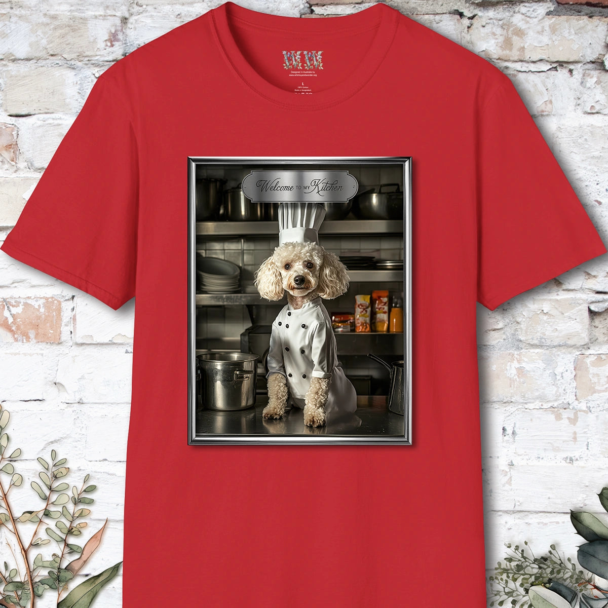 Poodle #2 Chef Unisex T shirt