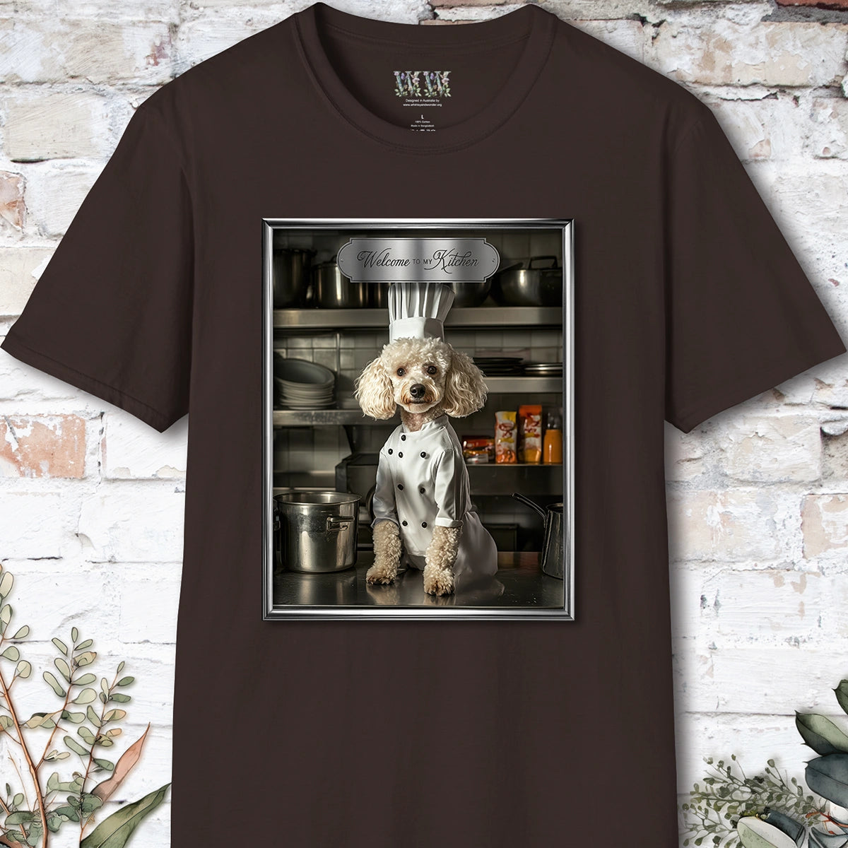 Poodle #2 Chef Unisex T shirt