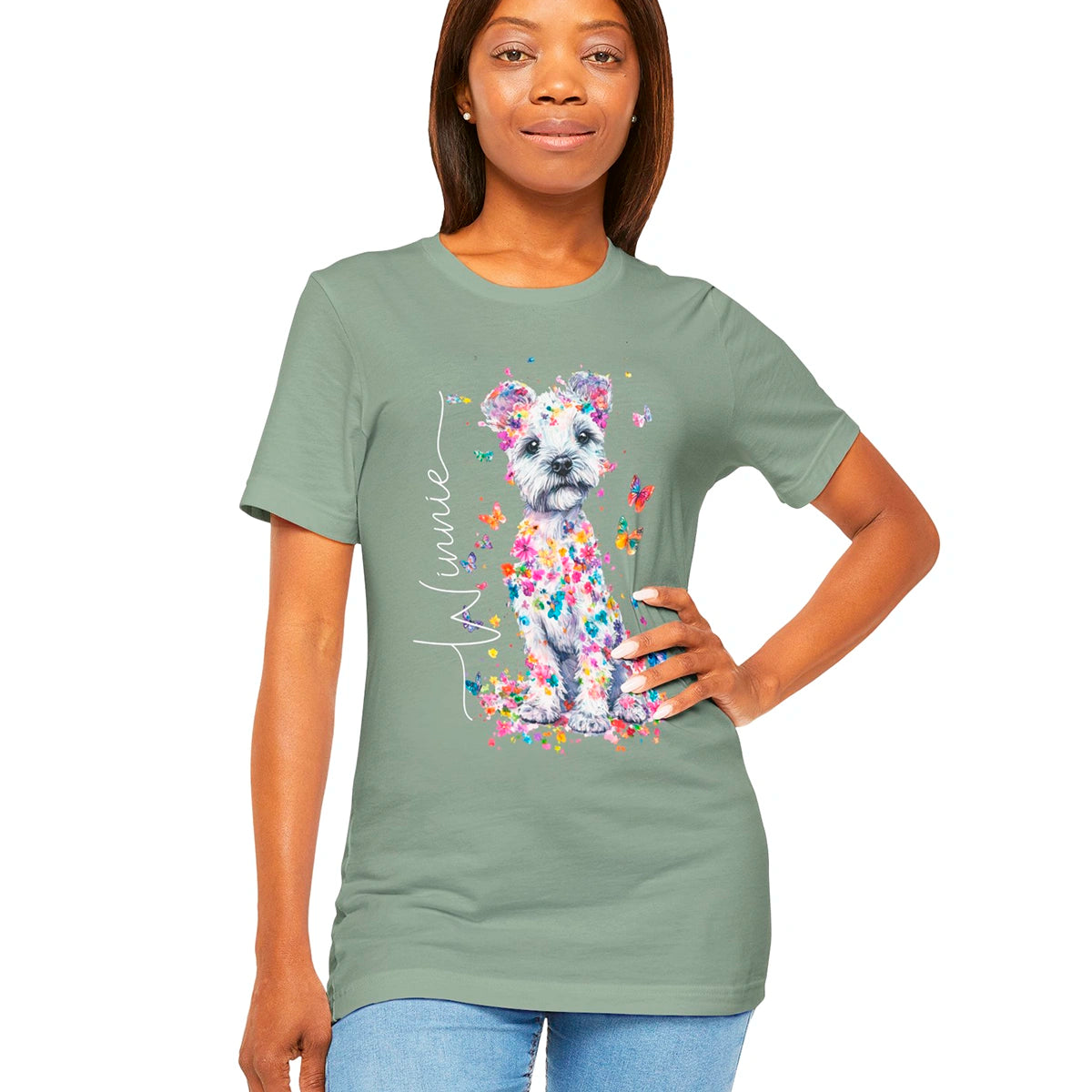 Pumi #1 Floral Personalized T shirt