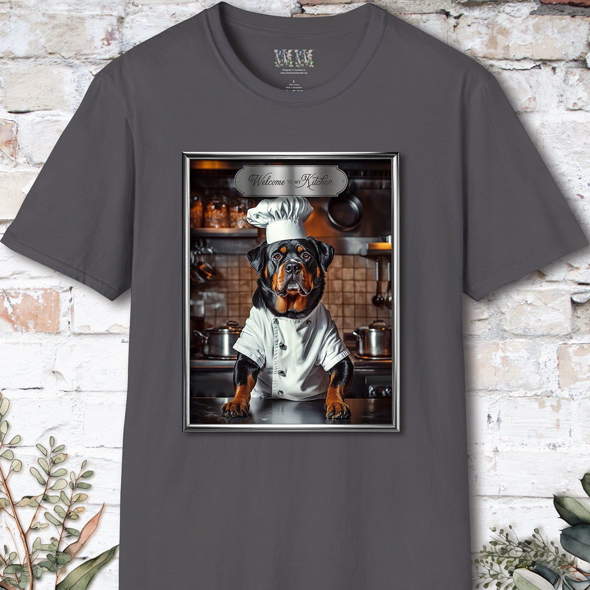 Rottweiler Chef Unisex T shirt