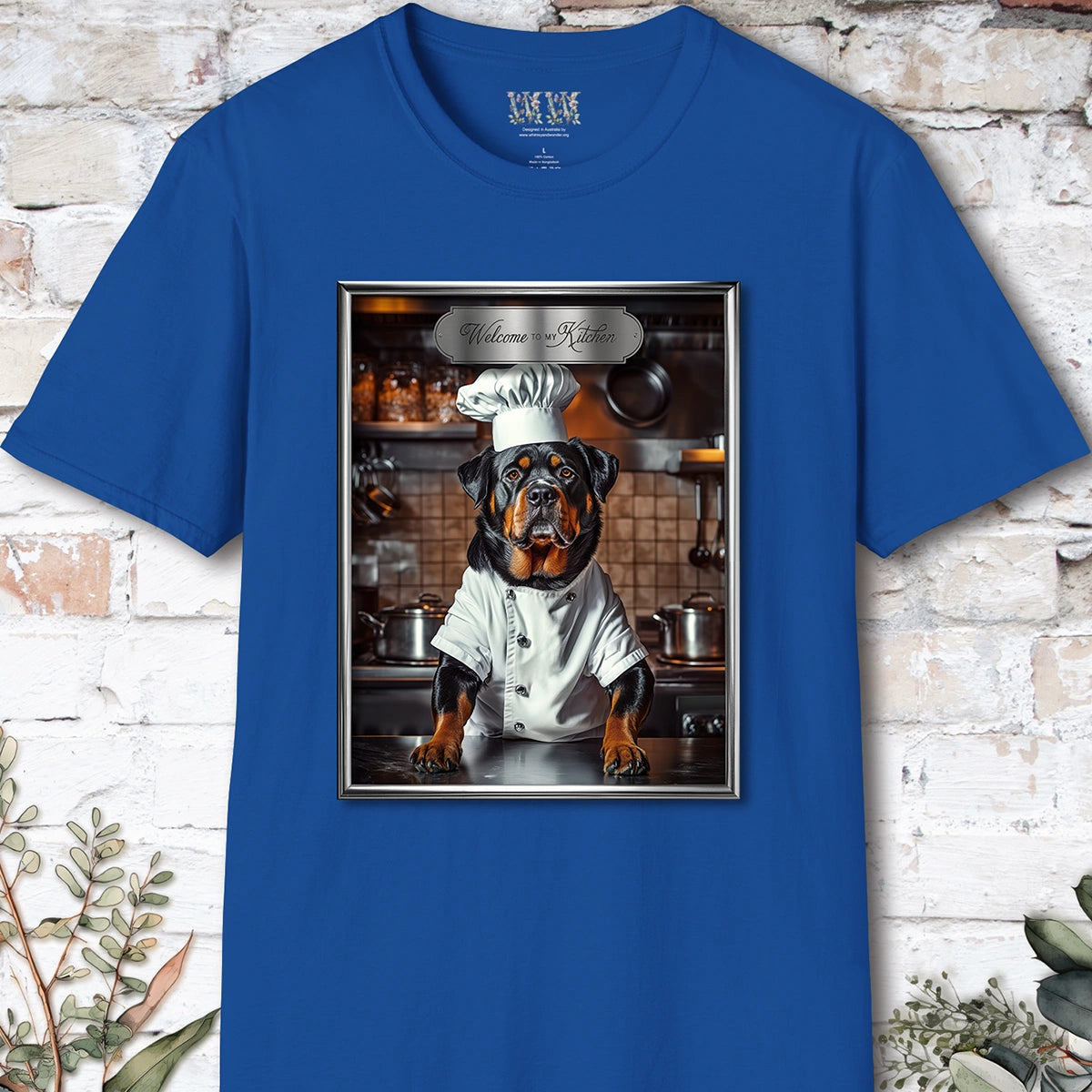 Rottweiler Chef Unisex T shirt