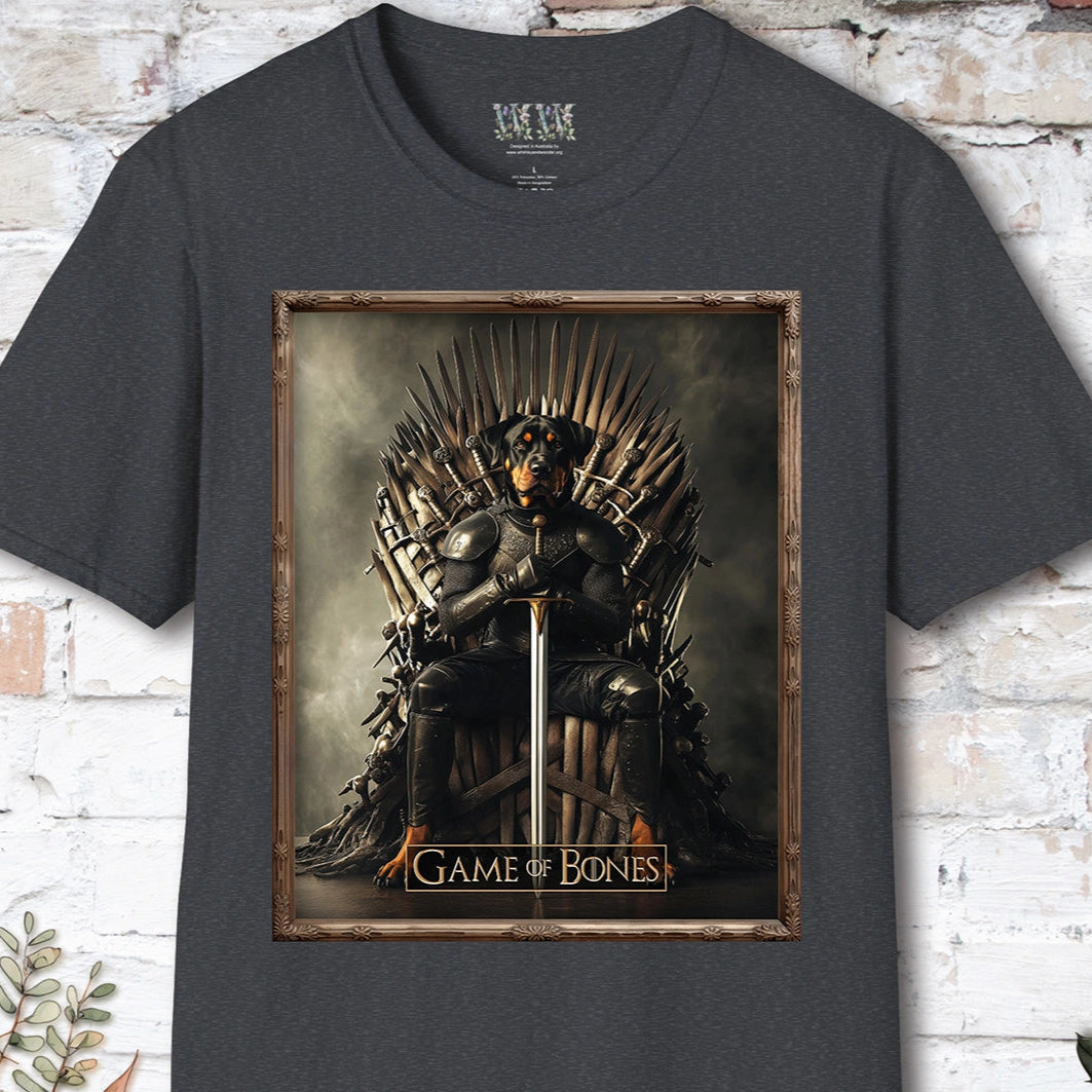 Rottweiler, Game of Bones, Unisex T shirt