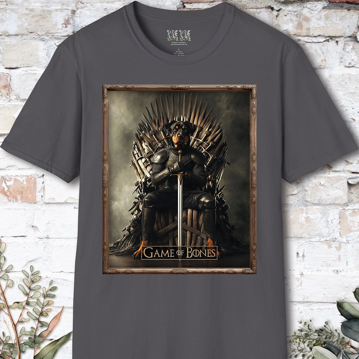 Rottweiler, Game of Bones, Unisex T shirt