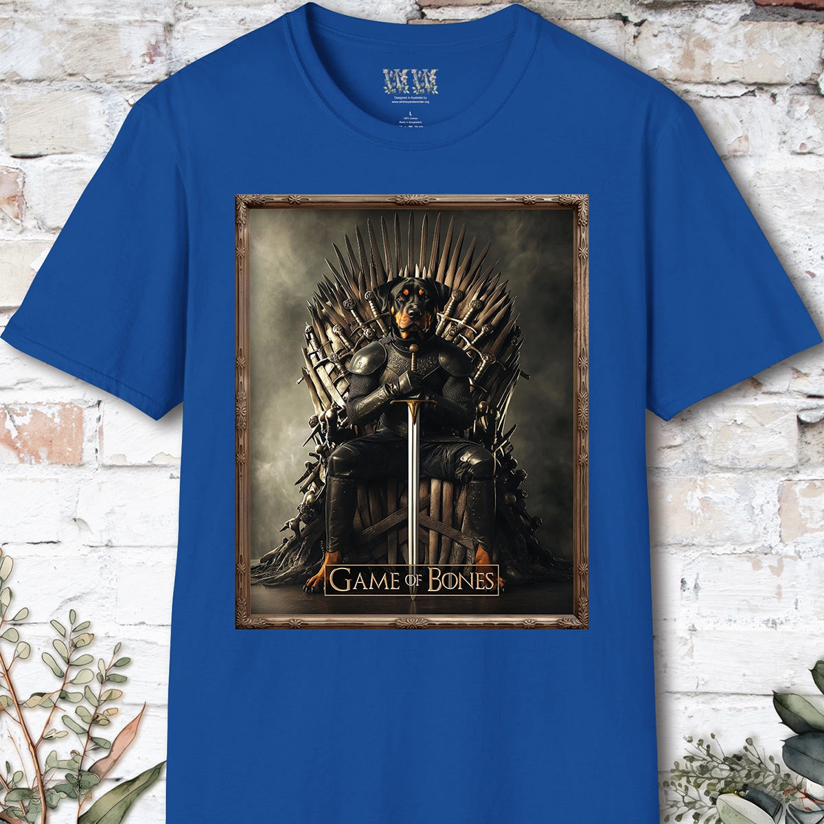 Rottweiler, Game of Bones, Unisex T shirt