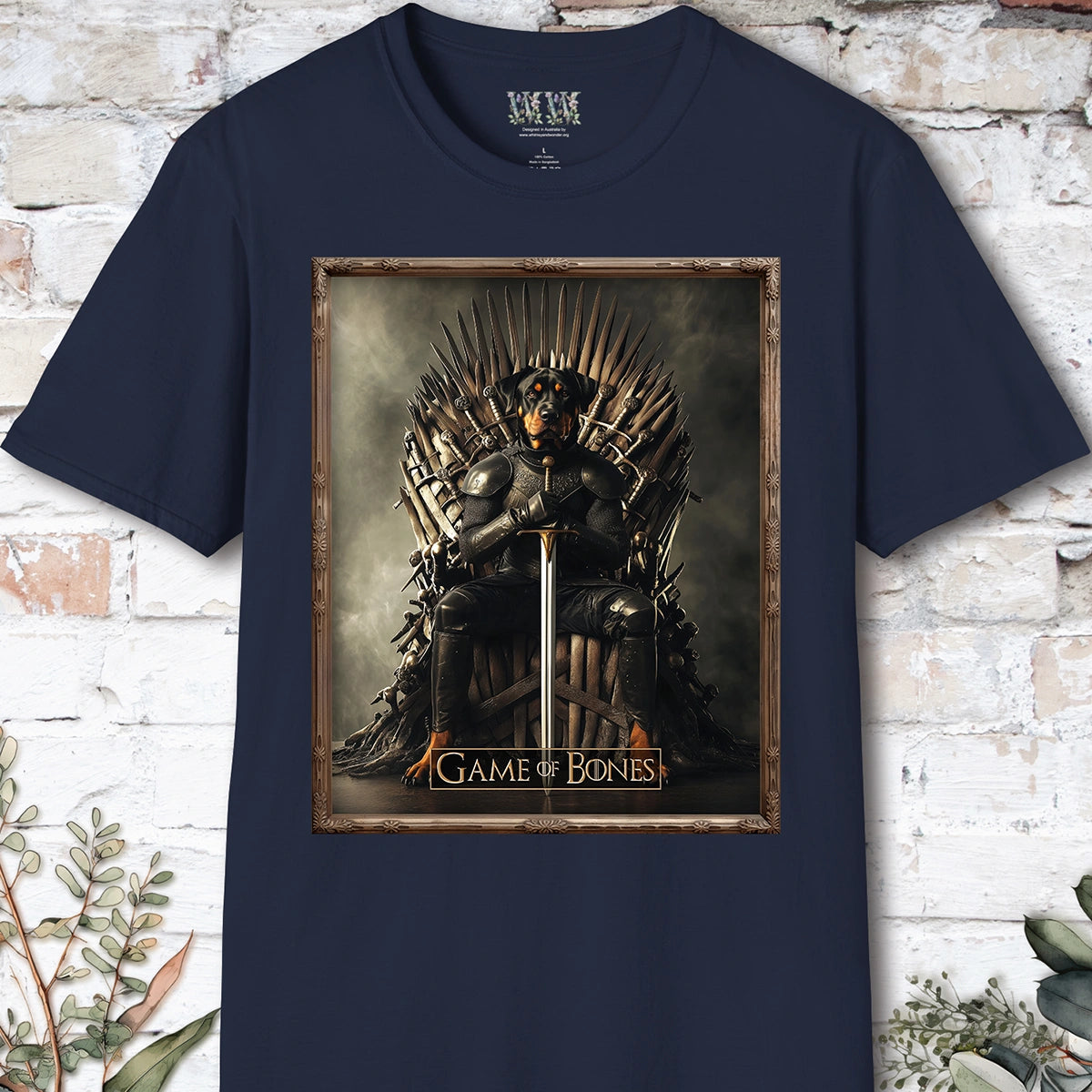 Rottweiler, Game of Bones, Unisex T shirt