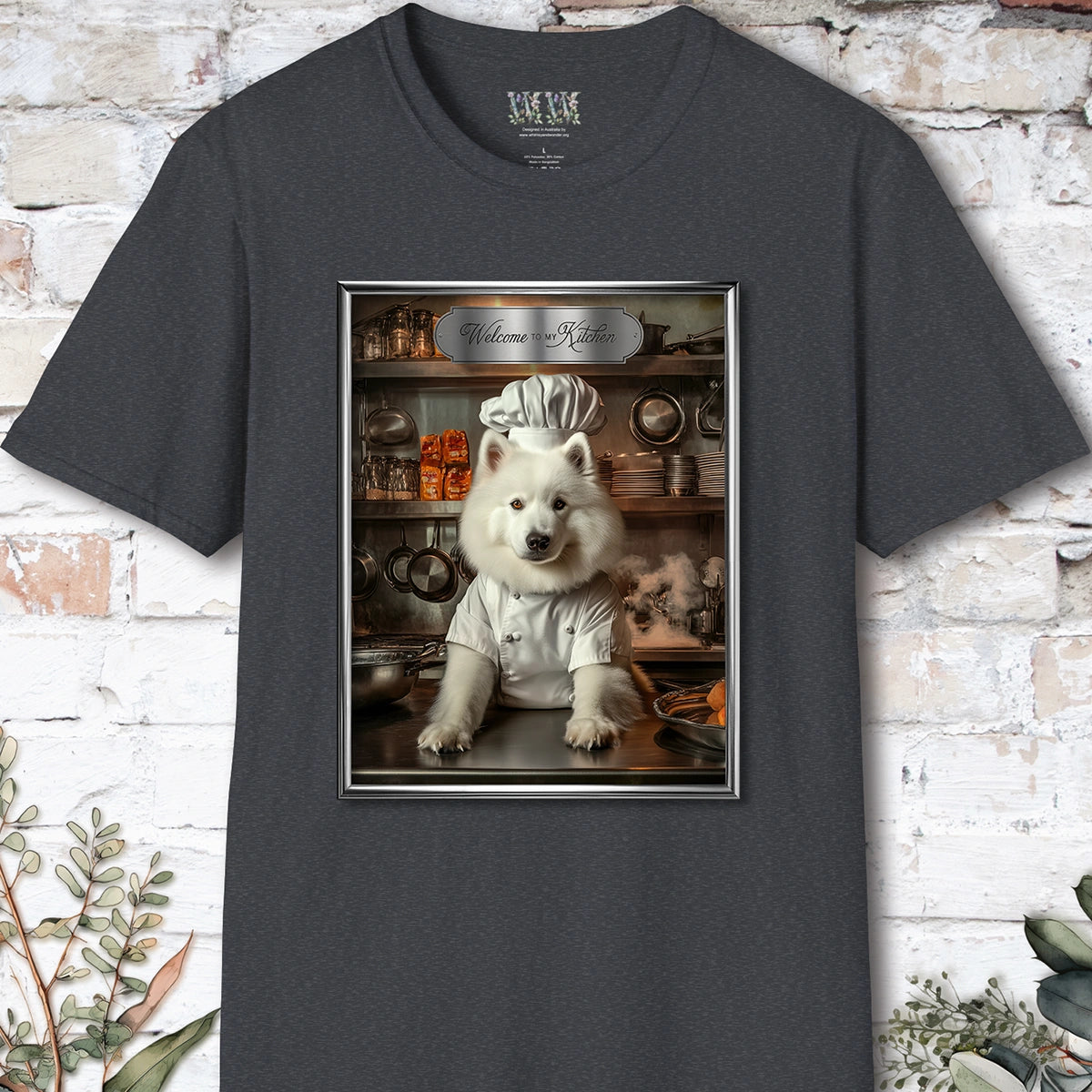 Samoyed Chef Unisex T shirt