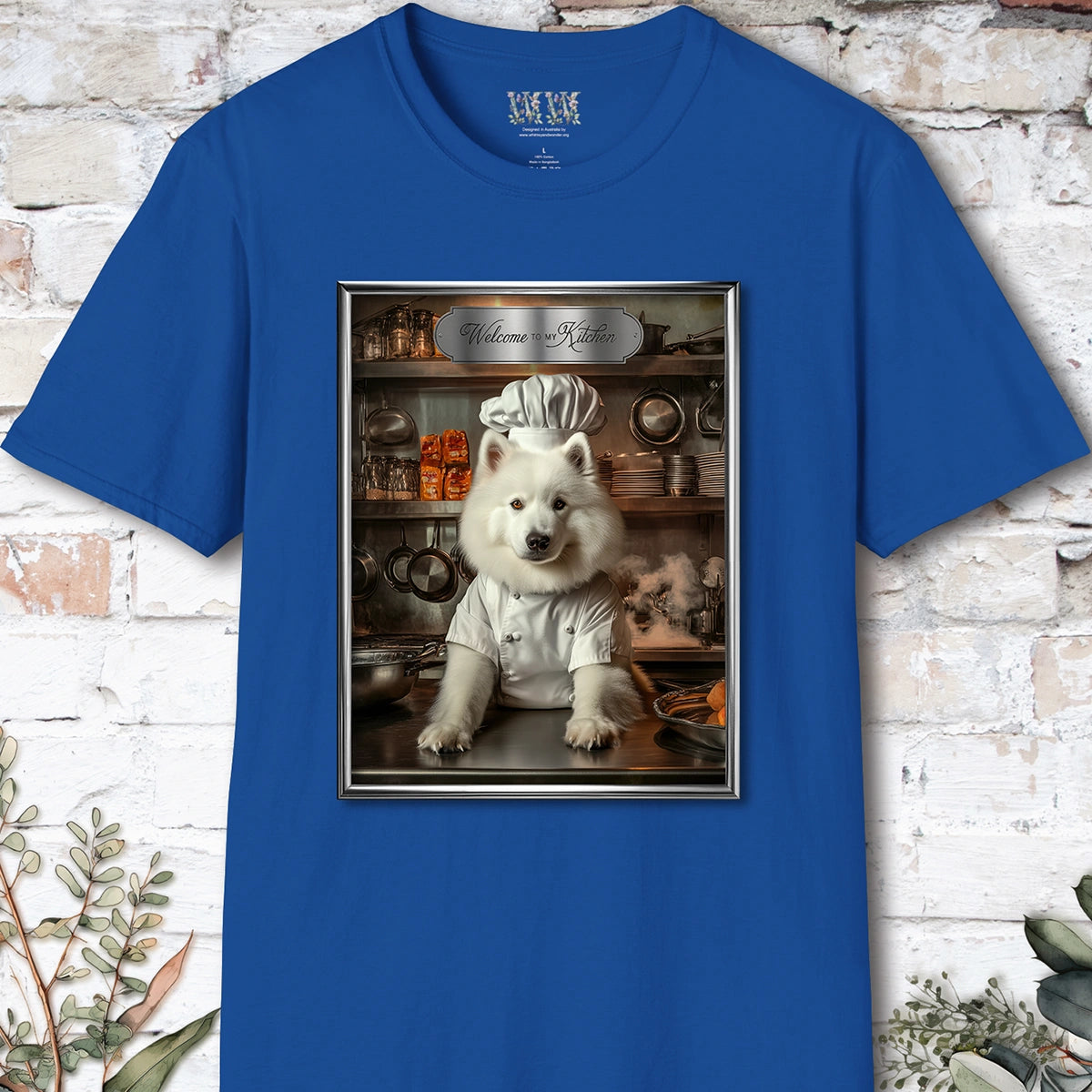 Samoyed Chef Unisex T shirt