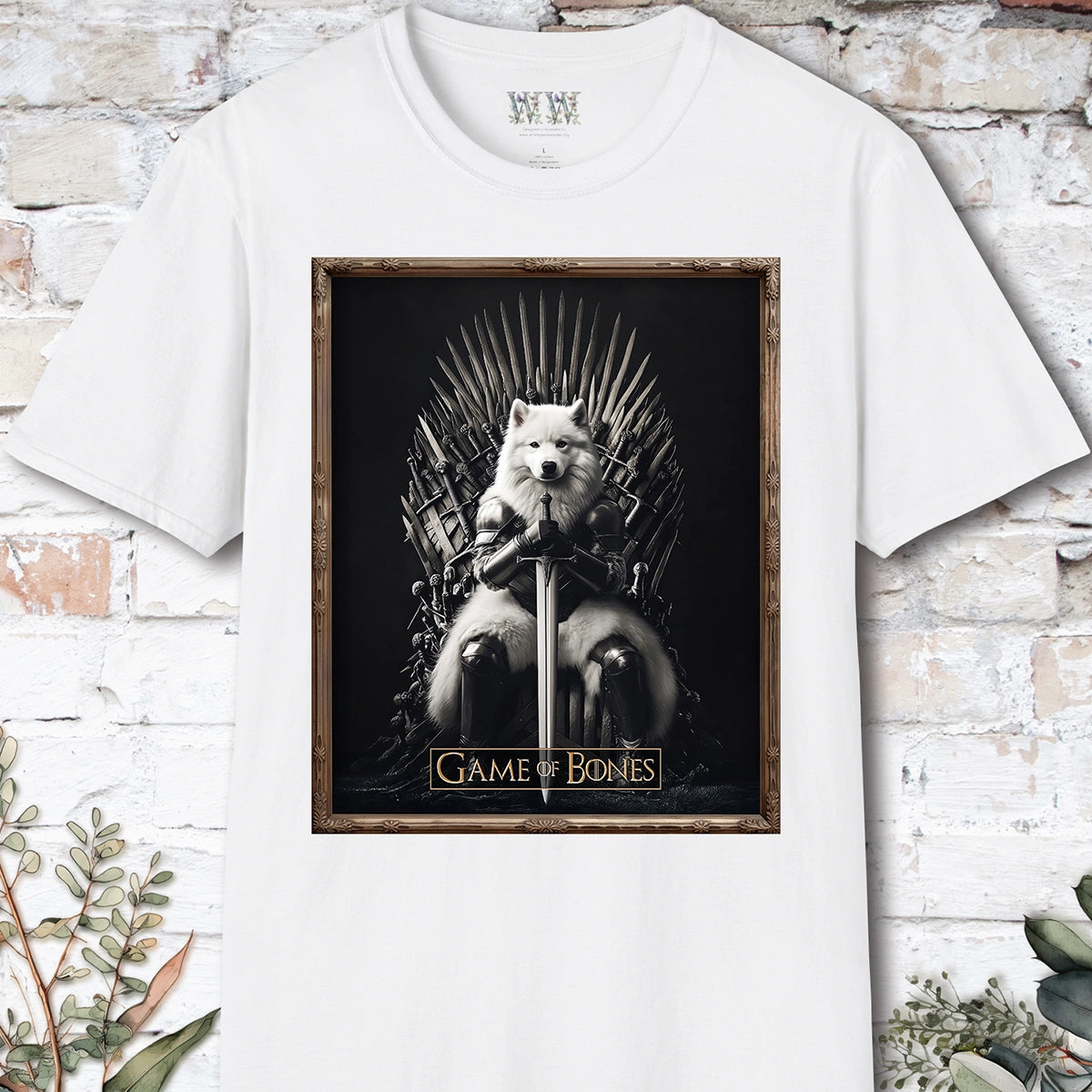 Samoyed, Game of Bones, Unisex T shirt