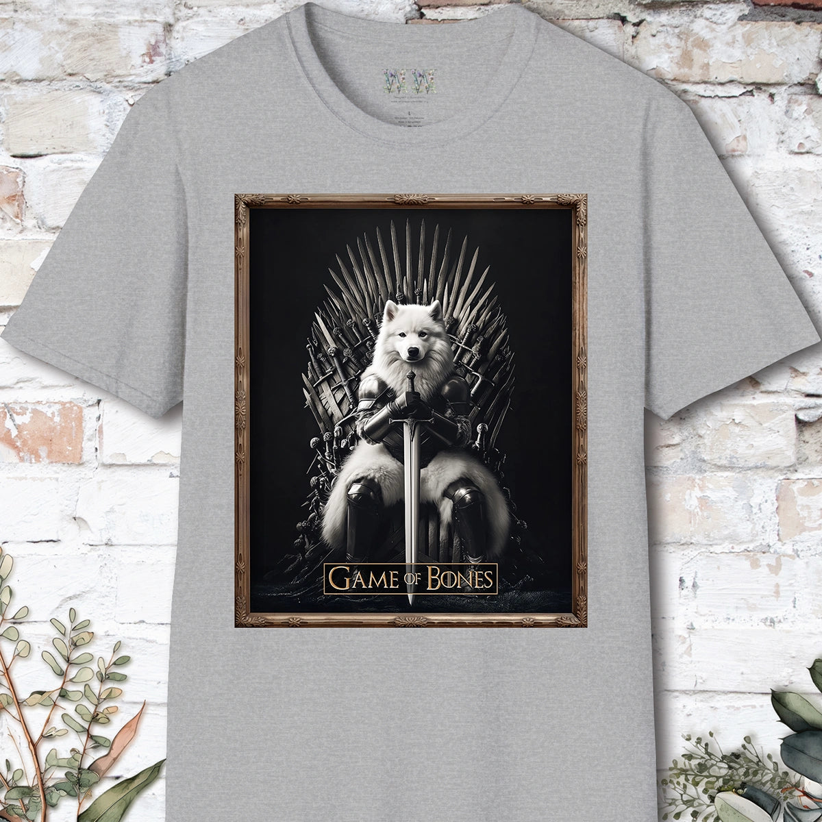 Samoyed, Game of Bones, Unisex T shirt