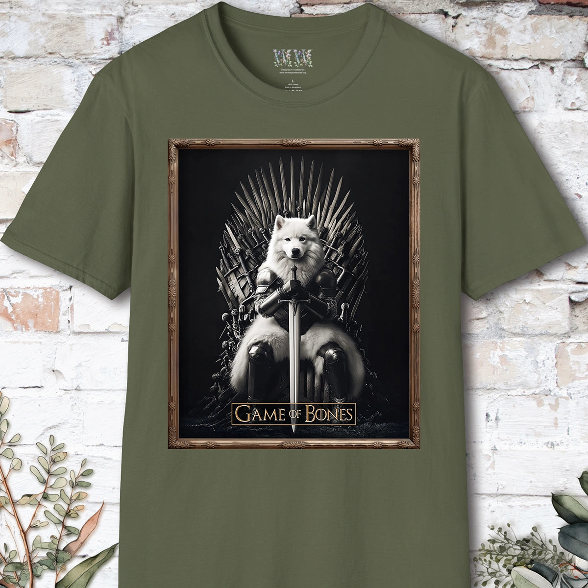 Samoyed, Game of Bones, Unisex T shirt