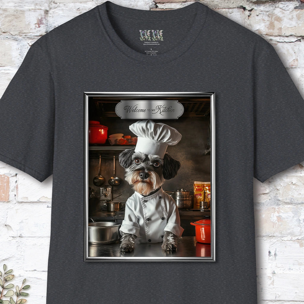 Schnauzer Chef Unisex T shirt