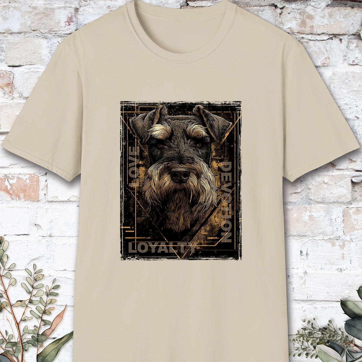 Schnauzer #1 Devotion, Loyalty, Love T-Shirt