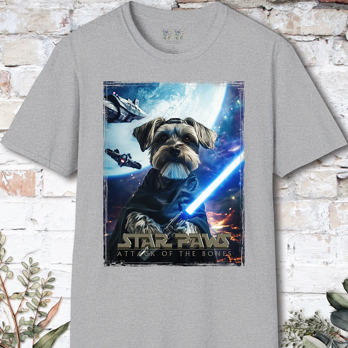 Schnauzer Star Paws Unisex T shirt