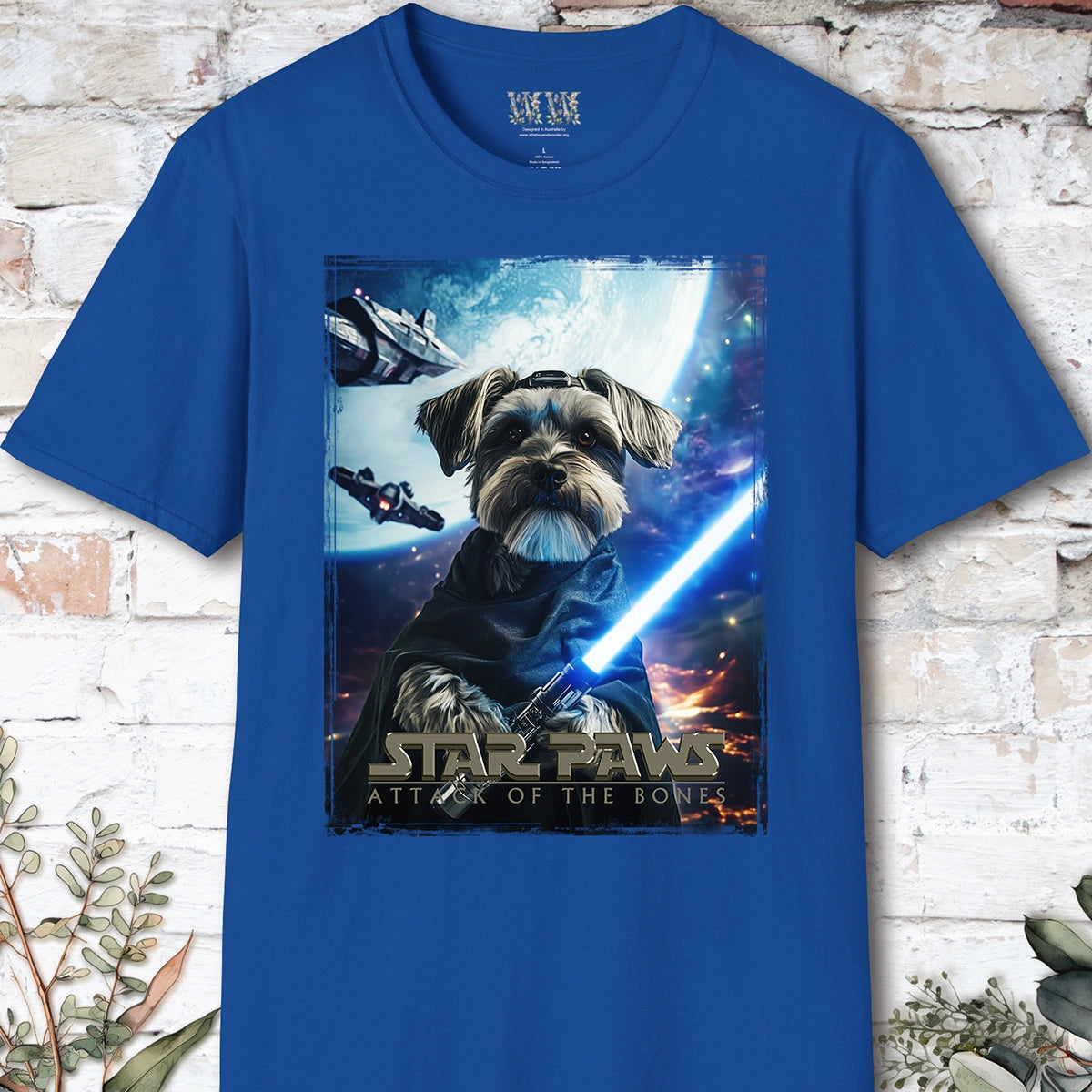 Schnauzer Star Paws Unisex T shirt