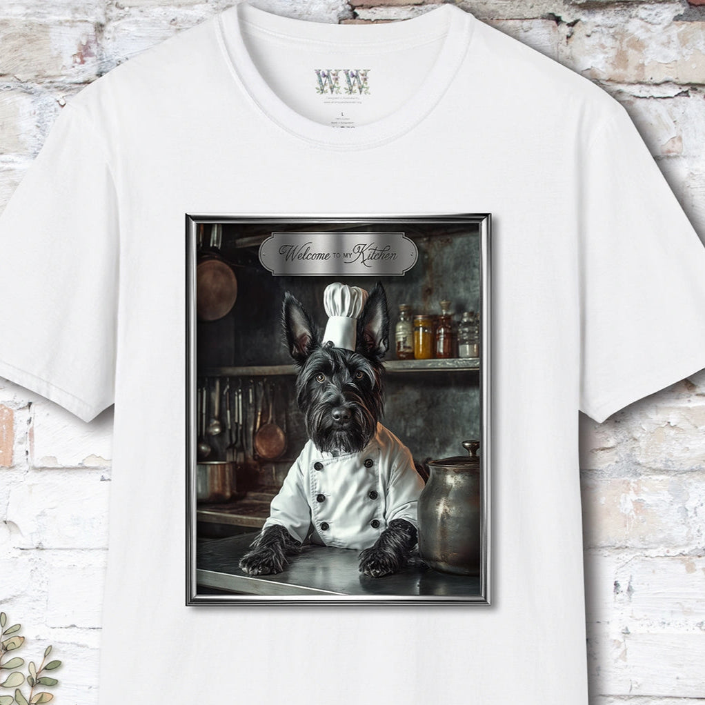 Scottish Terrier Chef Unisex T shirt