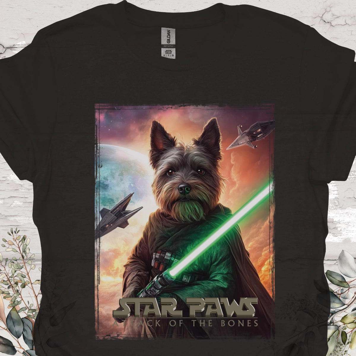 Scottish Terrier Star Paws Unisex T shirt
