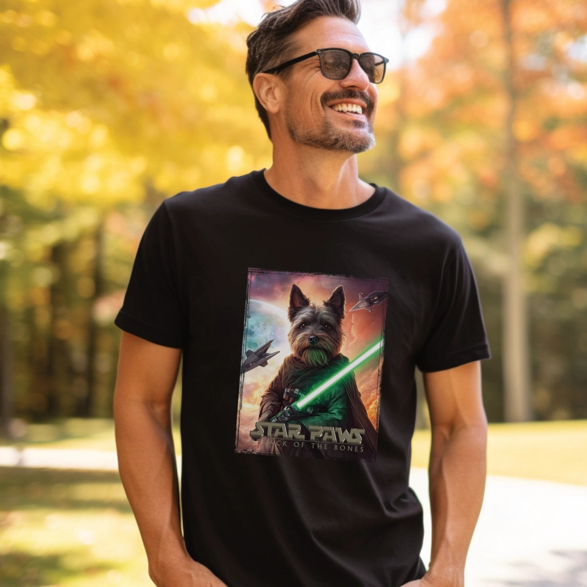 Scottish Terrier Star Paws Unisex T shirt