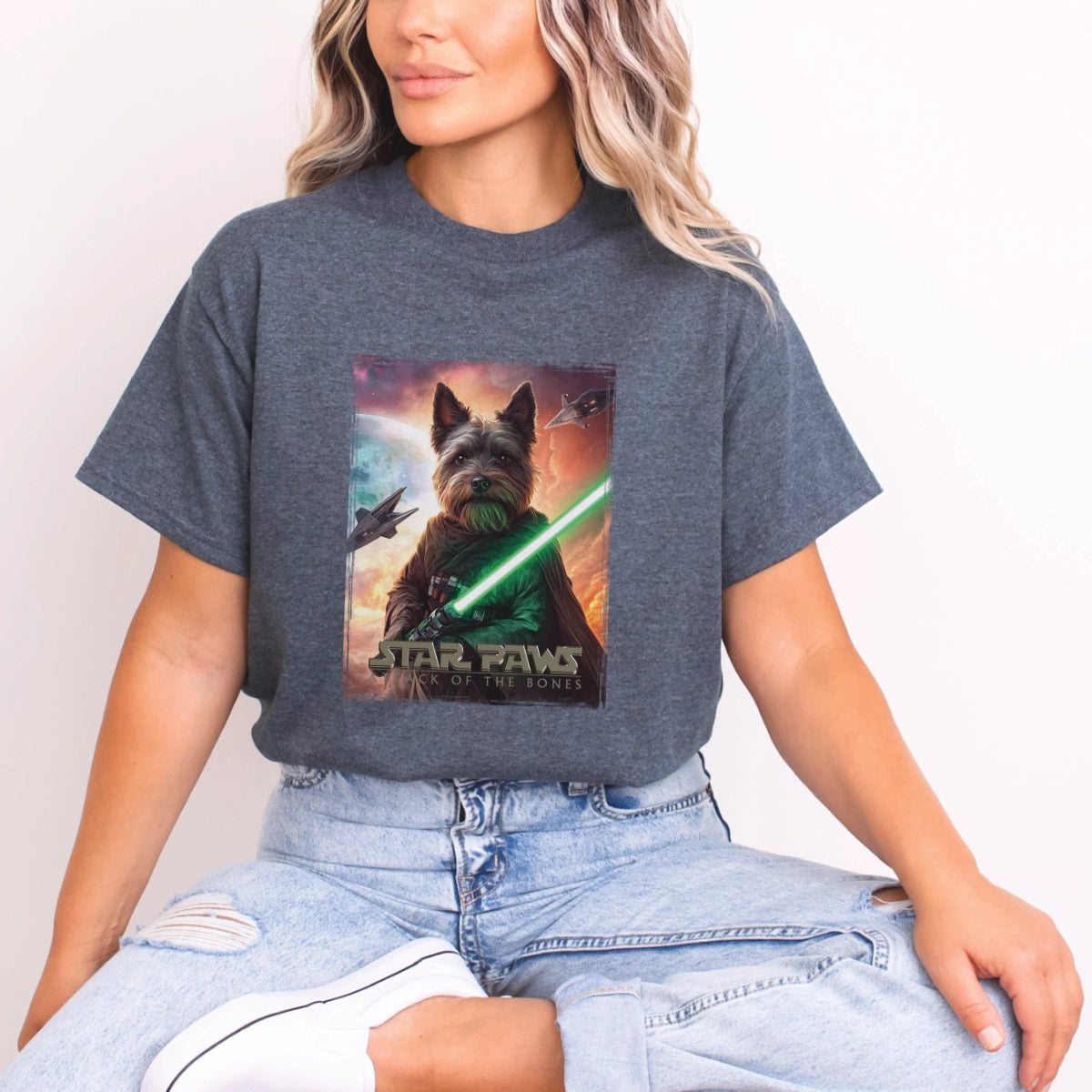 Scottish Terrier Star Paws Unisex T shirt