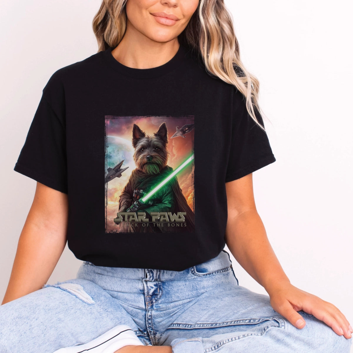 Scottish Terrier Star Paws Unisex T shirt