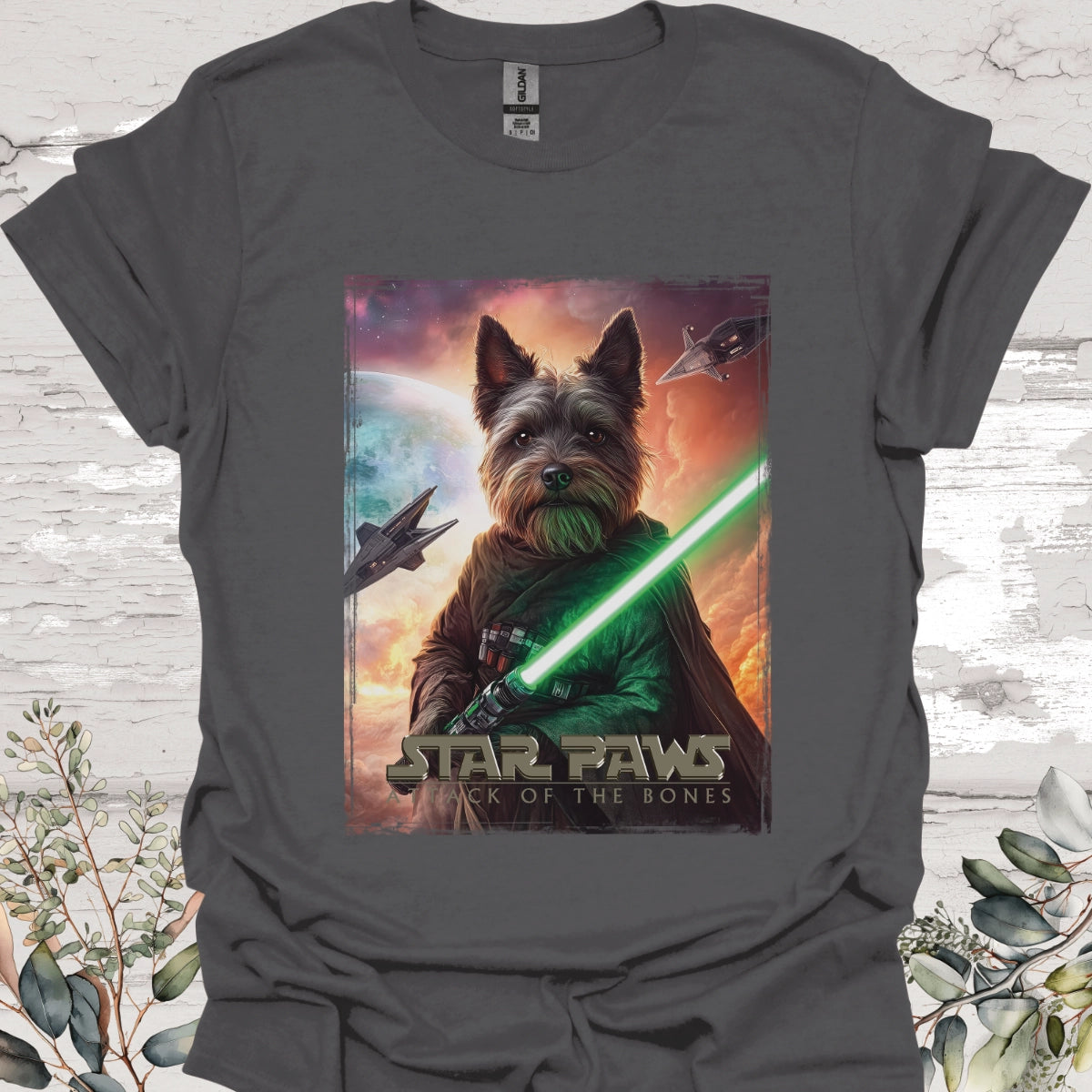 Scottish Terrier Star Paws Unisex T shirt