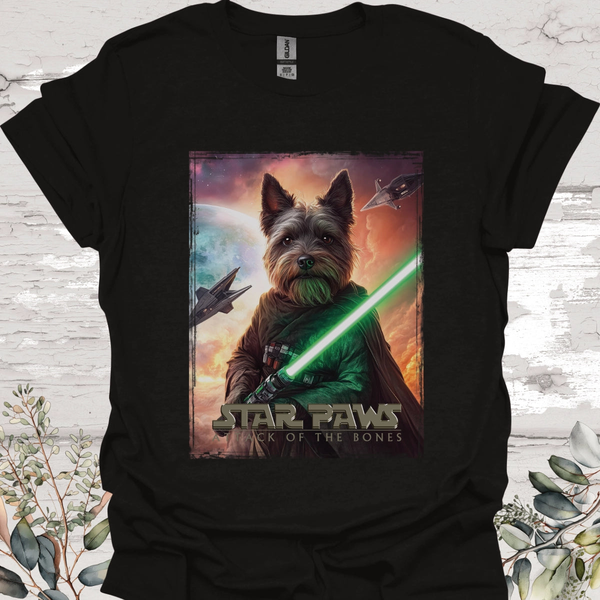Scottish Terrier Star Paws Unisex T shirt