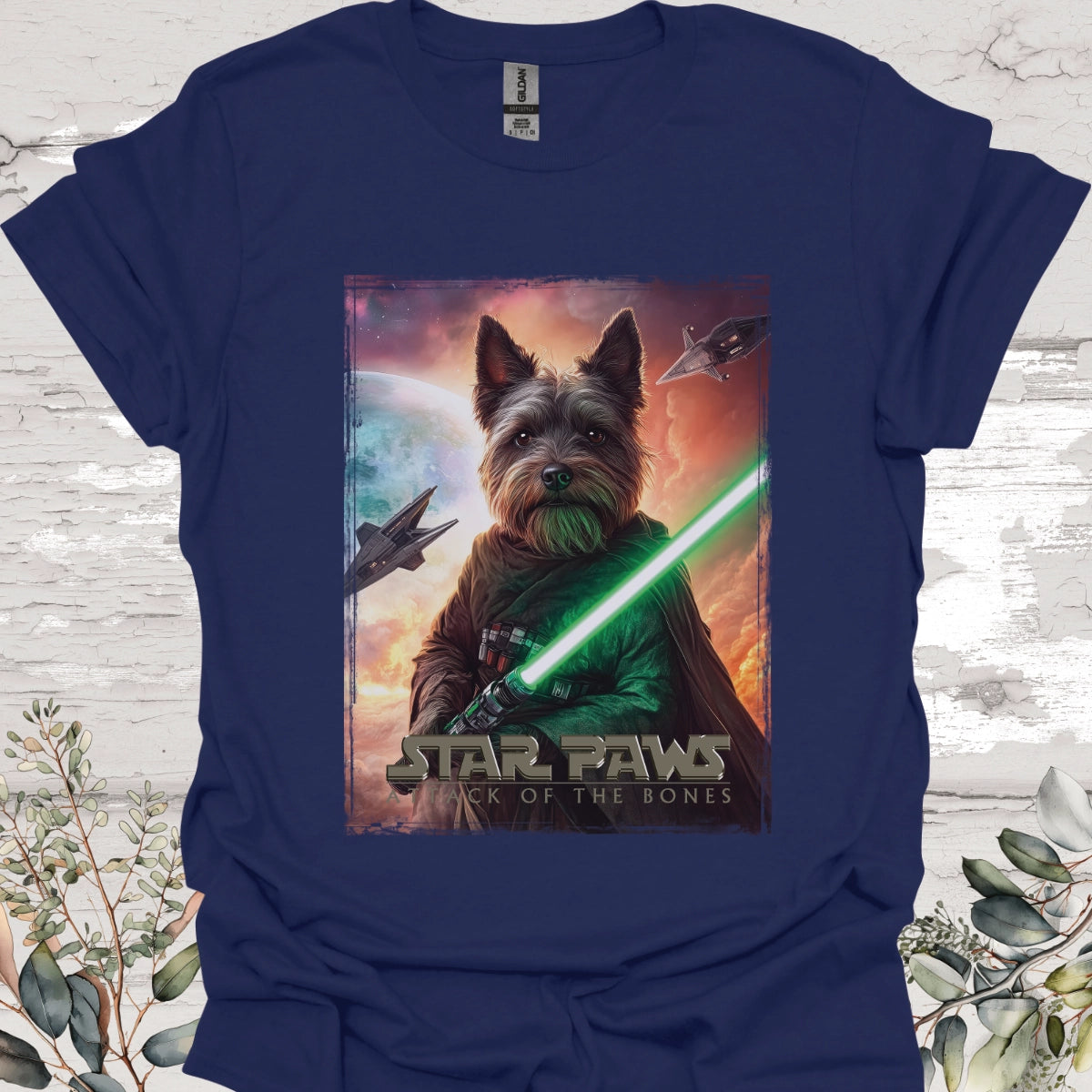 Scottish Terrier Star Paws Unisex T shirt