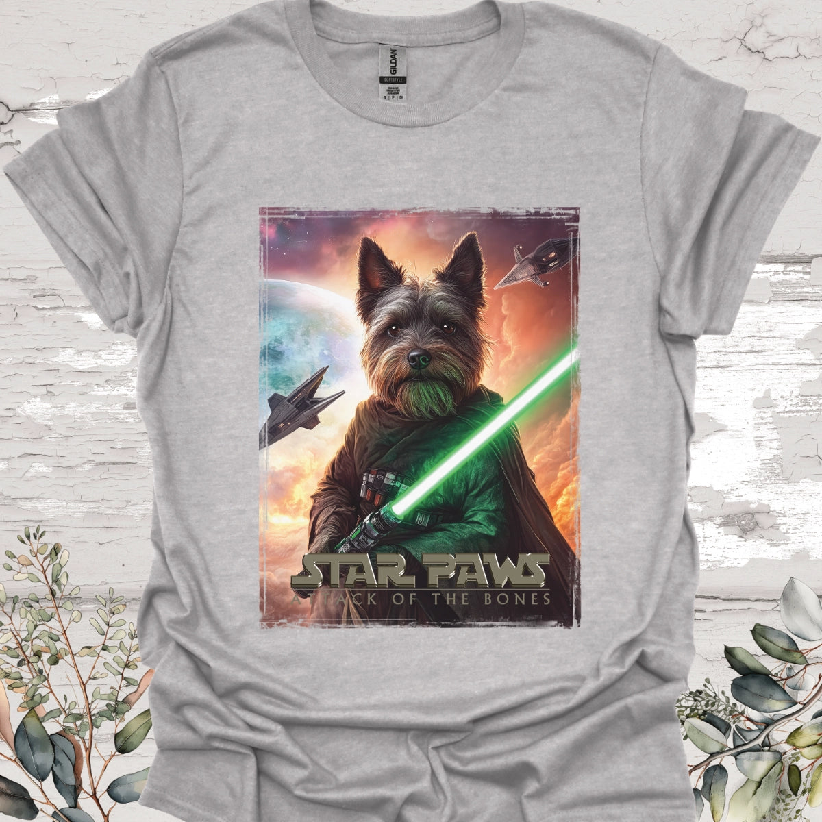 Scottish Terrier Star Paws Unisex T shirt