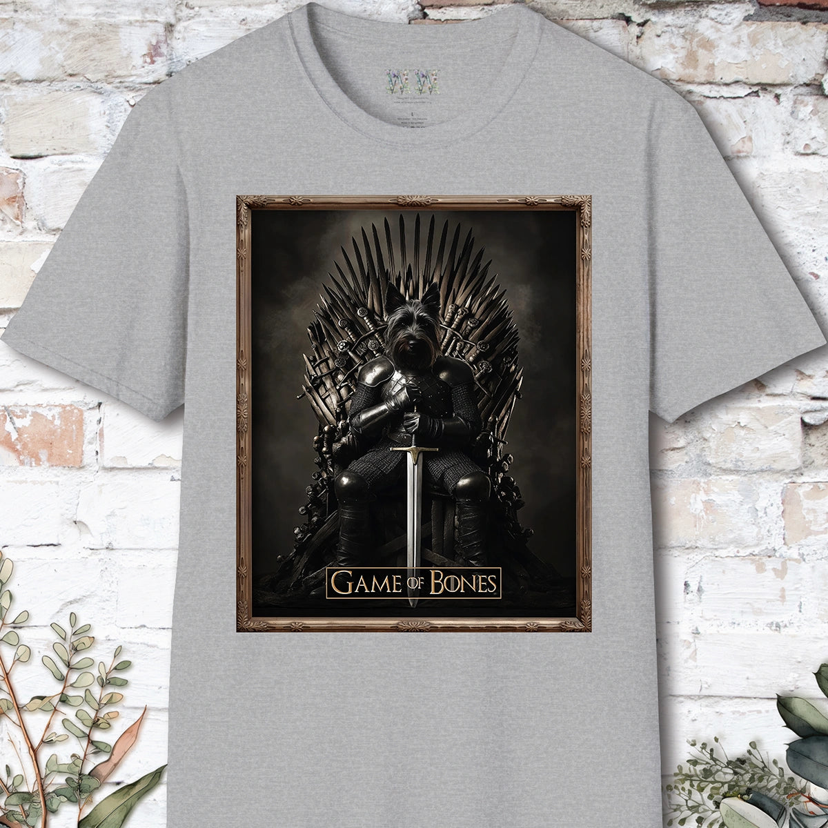 Scottish Terrier, Game of Bones, Unisex T shirt