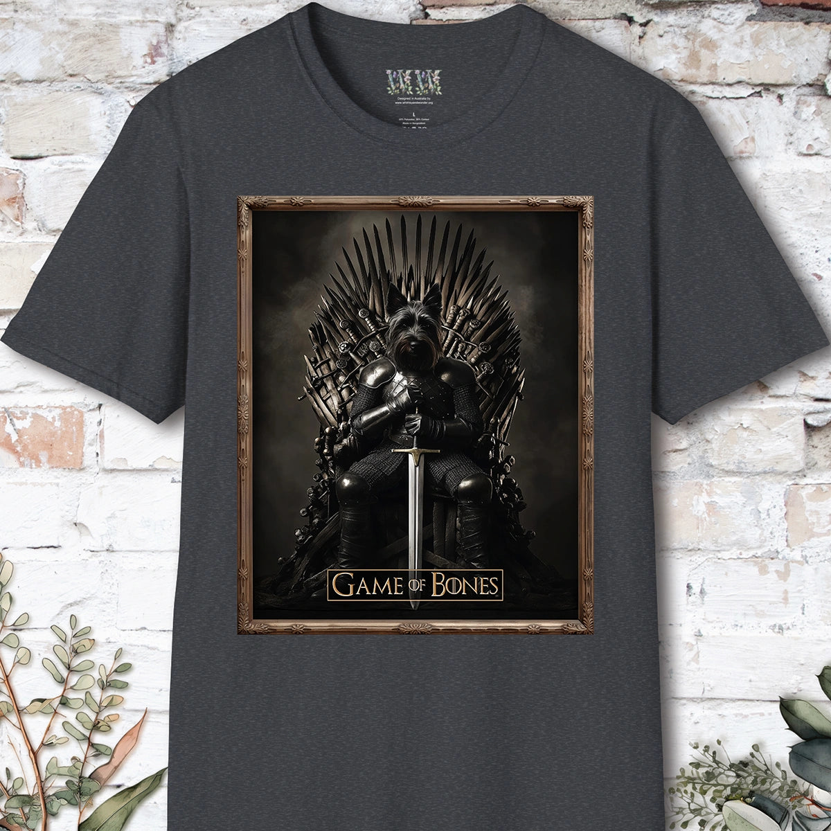 Scottish Terrier, Game of Bones, Unisex T shirt