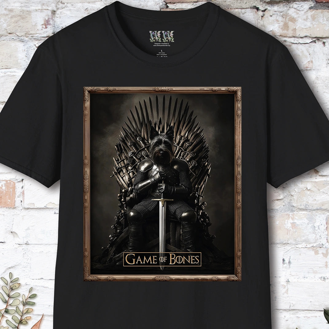 Scottish Terrier, Game of Bones, Unisex T shirt