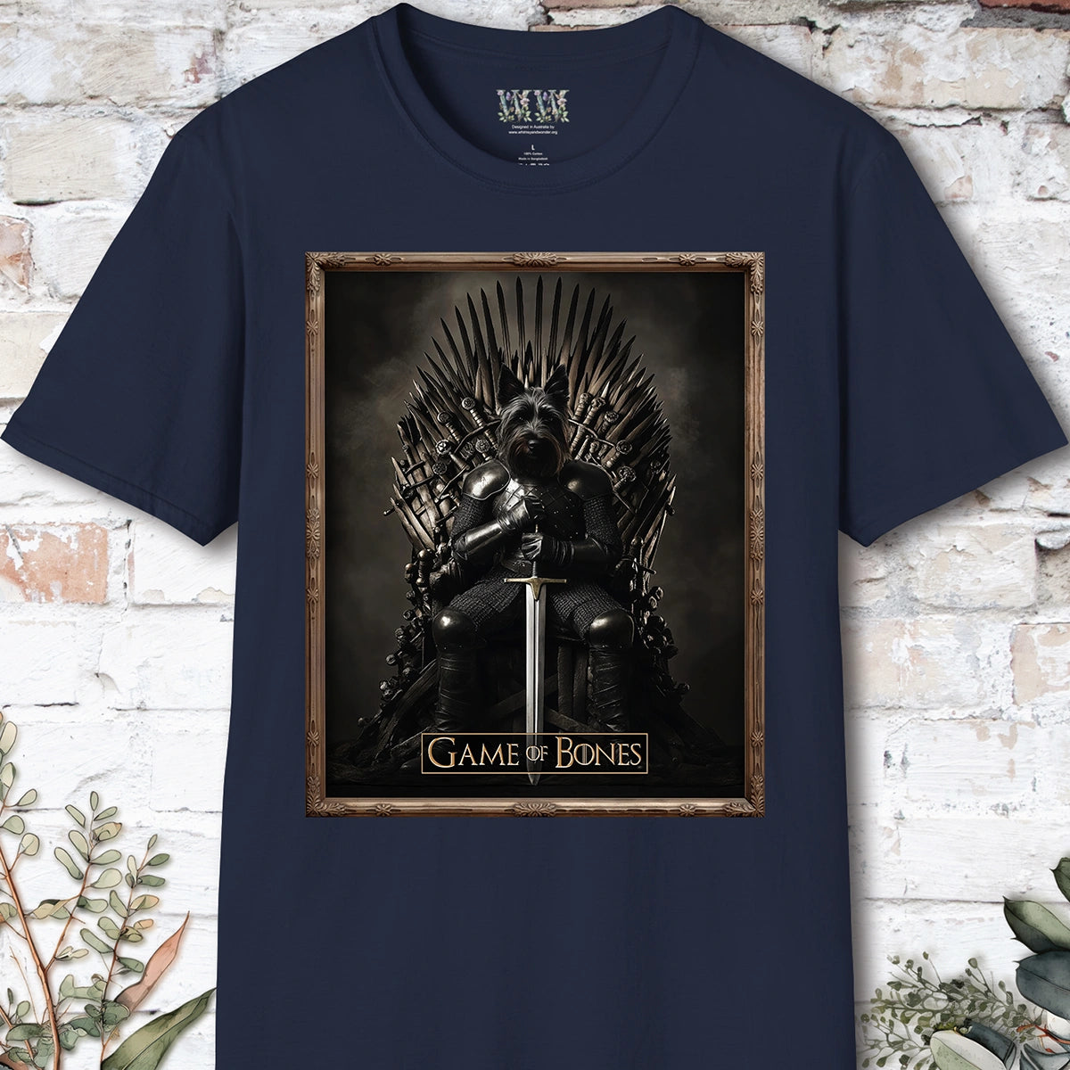 Scottish Terrier, Game of Bones, Unisex T shirt