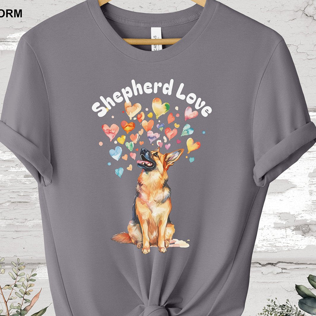 Shepherd Love - German Shepherd T shirt.