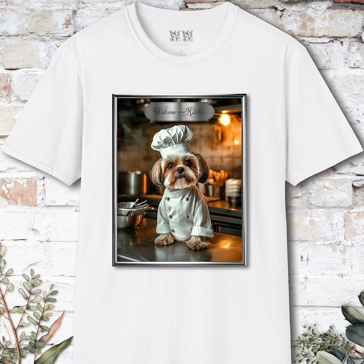 Shih Tzu Chef Unisex T shirt