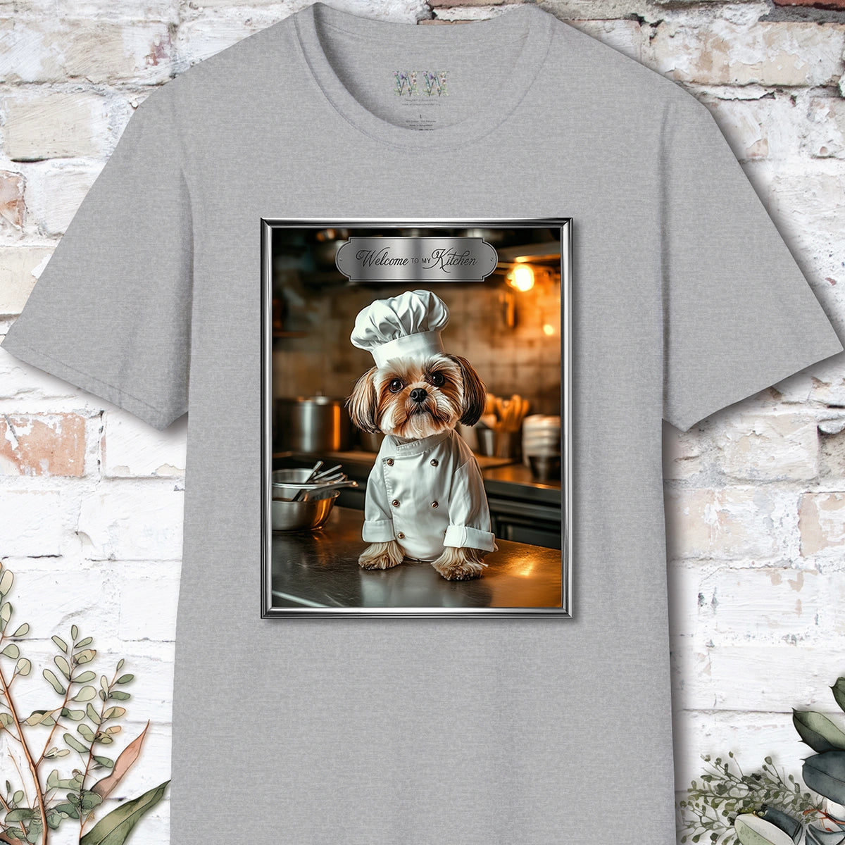 Shih Tzu Chef Unisex T shirt