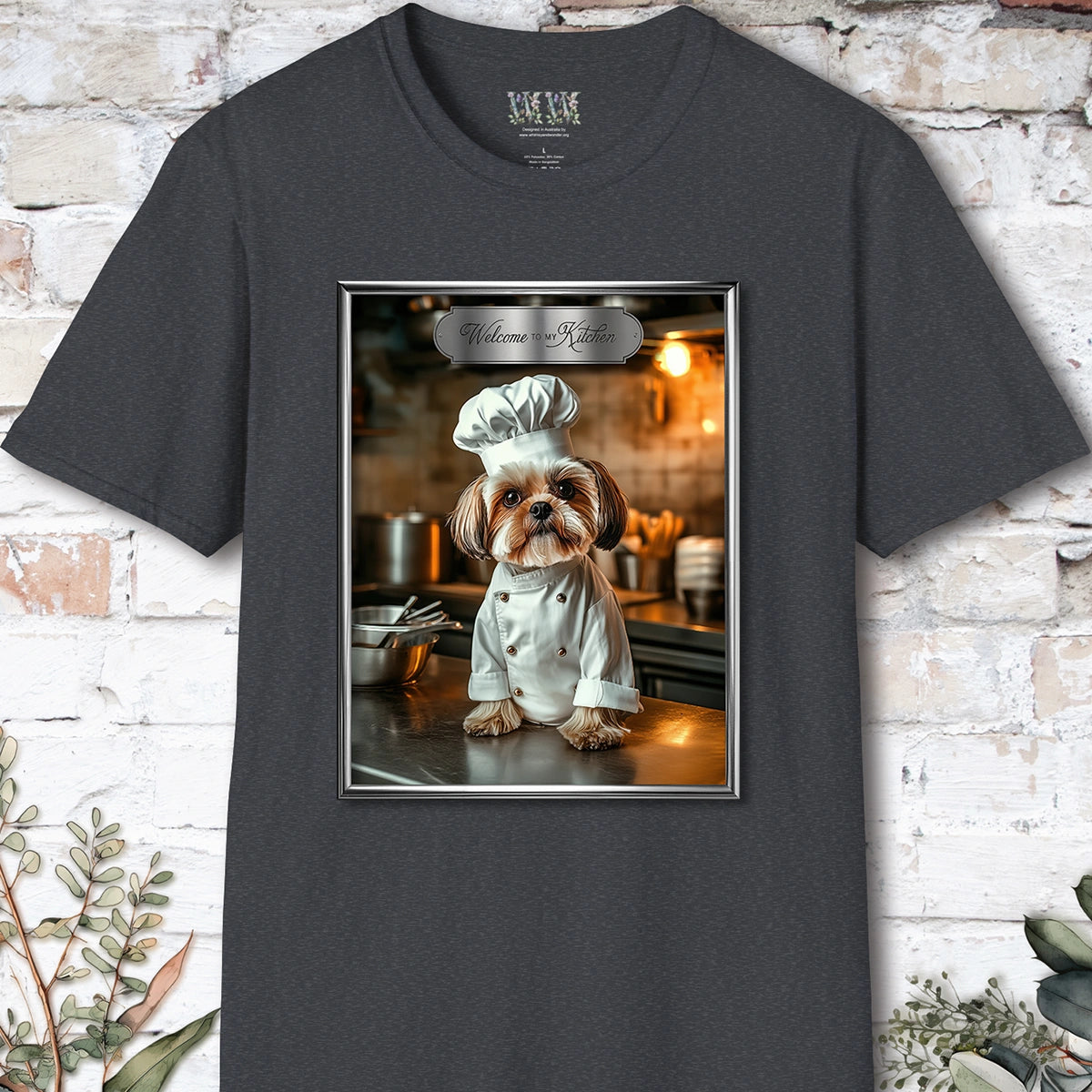 Shih Tzu Chef Unisex T shirt