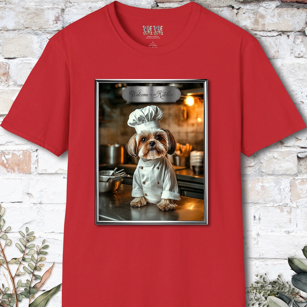Shih Tzu Chef Unisex T shirt