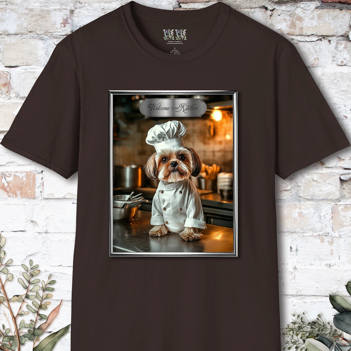 Shih Tzu Chef Unisex T shirt