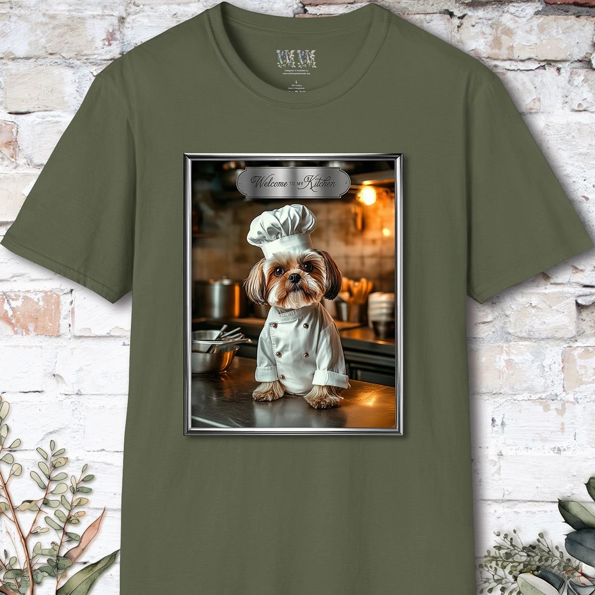 Shih Tzu Chef Unisex T shirt