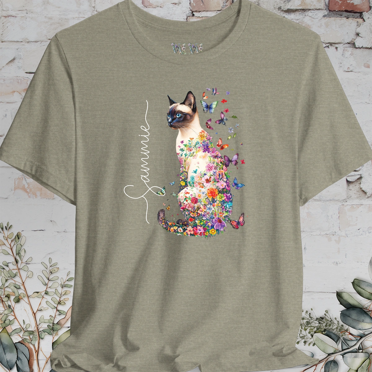 Siamese cat, personalized unisex T shirt