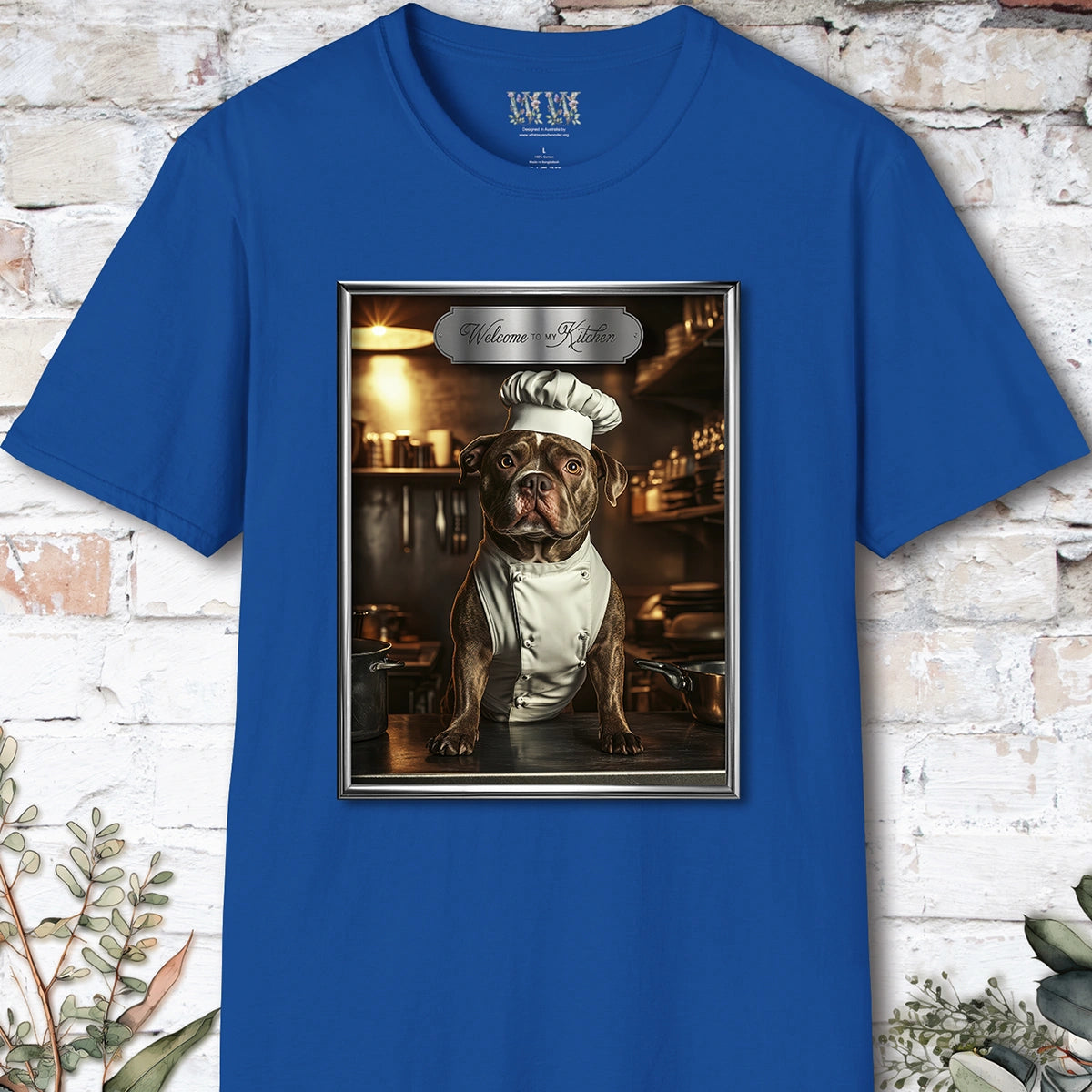 Staffordshire Terrier Chef Unisex T shirt