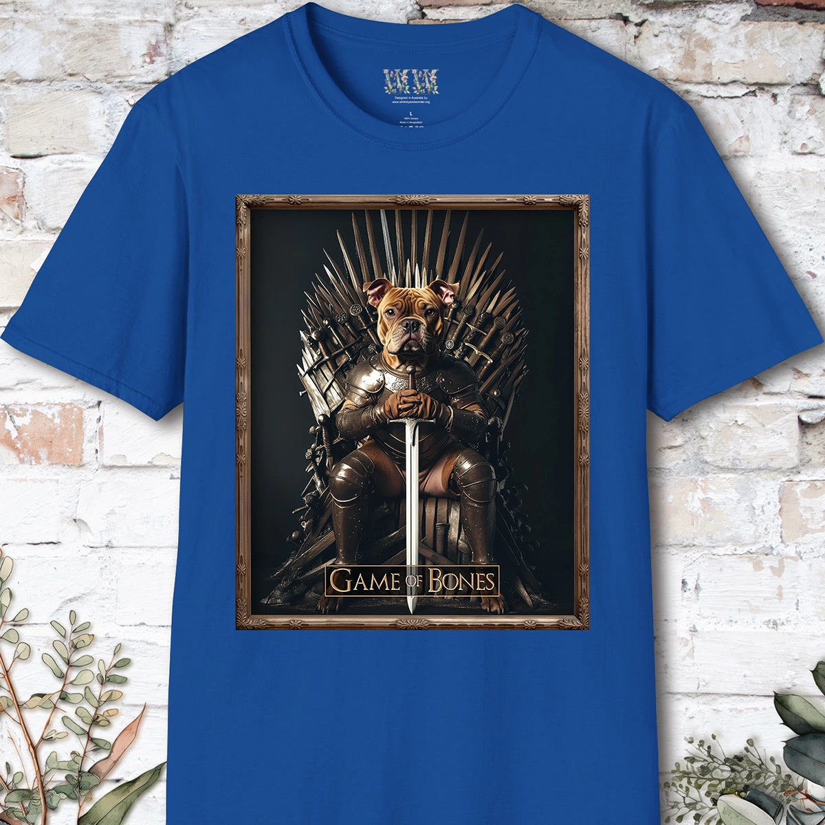 Staffordshire Terrier #1, Game of Bones, Unisex T shirt