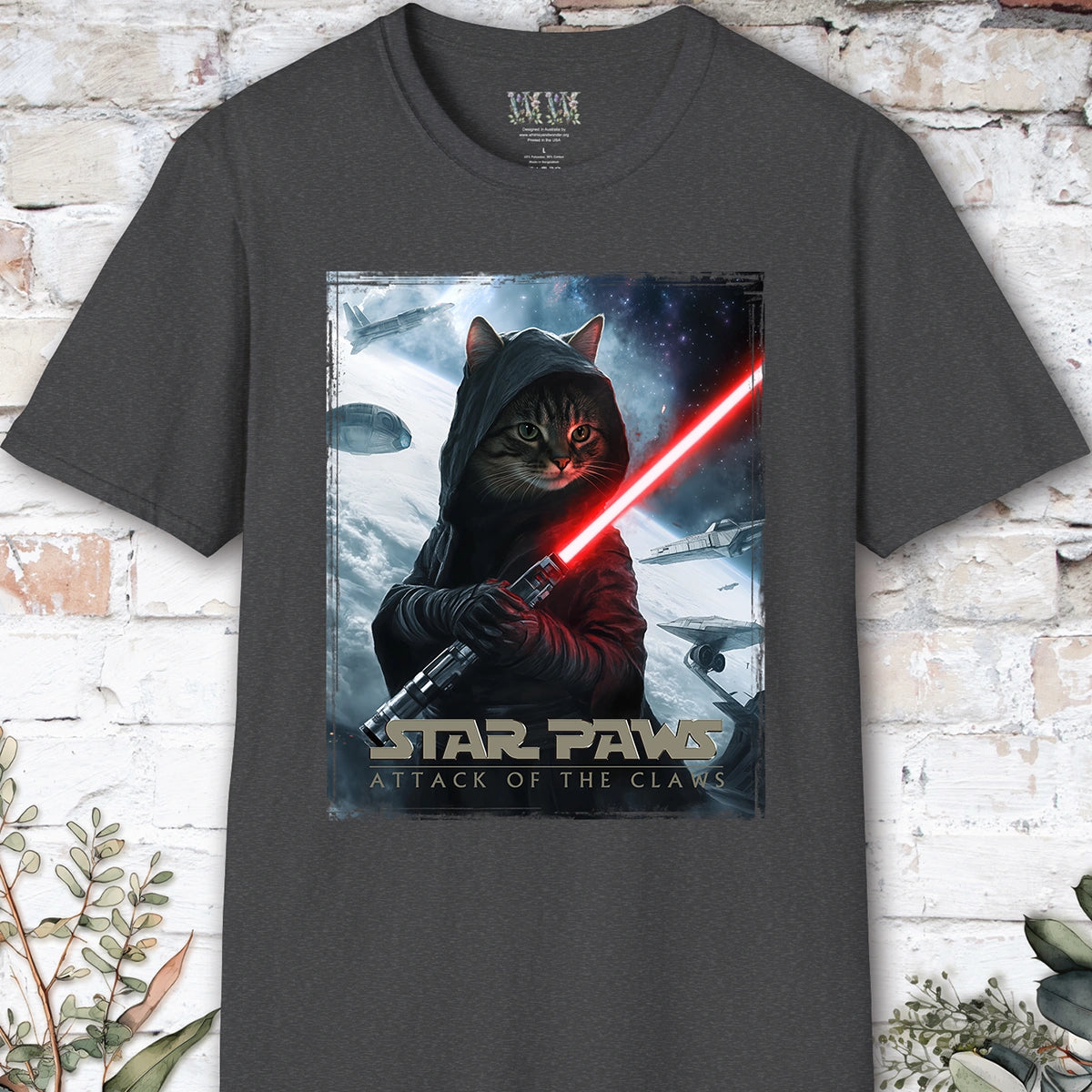 Cat #10 Star Paws Unisex T shirt