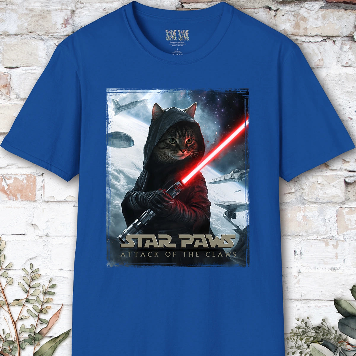 Cat #10 Star Paws Unisex T shirt