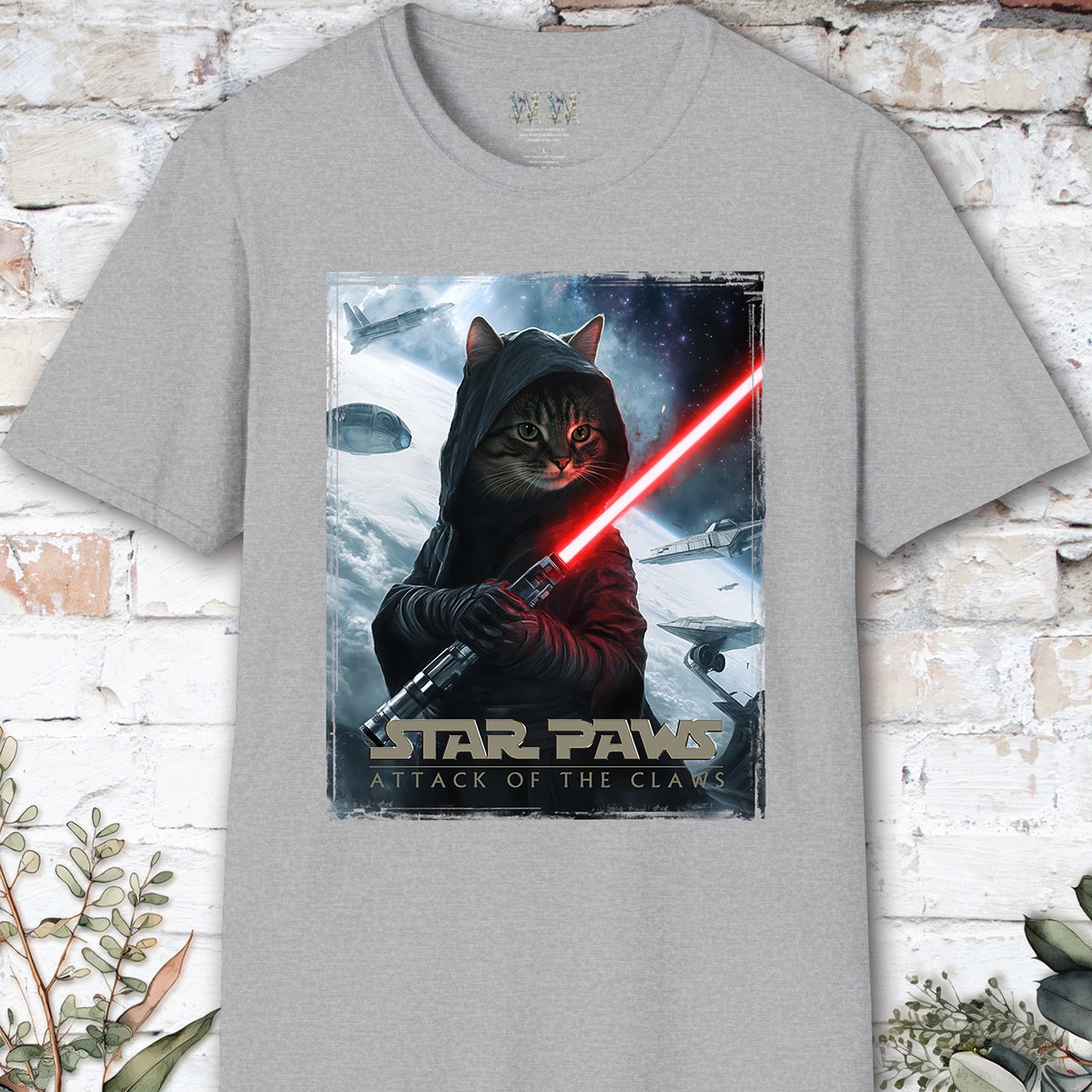 Cat #10 Star Paws Unisex T shirt